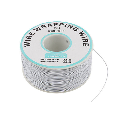 래핑와이어 흰색 (Wire Wrap Wire - White (30 AWG)) l 200m